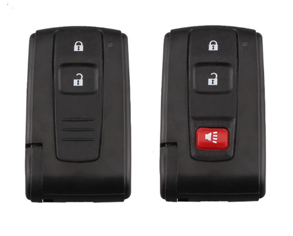

xzcfor 2 3 buttons remote smart car key case cover for prius 2004 2005 2006 2007 2008 2009 toy43 uncut blade
