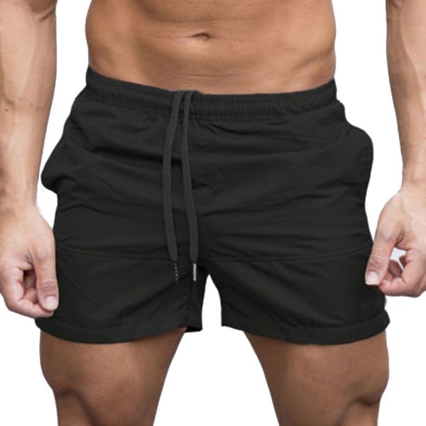 

summer mens beach shorts cotton male short men gym sports jogging elasticated waist shorts style loose trousers, White;black