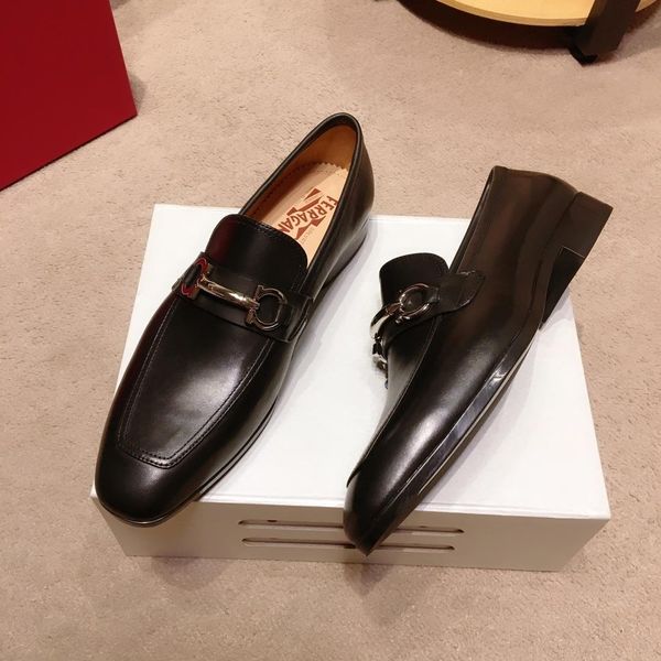

2019n autumn new luxury design leather men's casual peas shoes, fashion versatile business shoes, size: 38-44