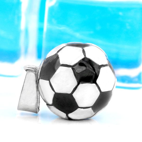 

kldy soccer necklace for women men jewelry stainless steel fitness football sport pendant necklace boy children gift wholesale, Silver