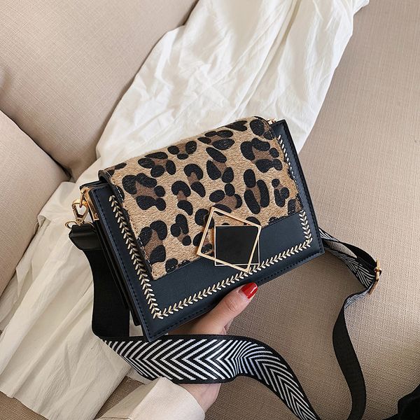 

pu leather winter mini bag crossbody bag small handbags leopard women messenger bags shoulder with special lock bolsa feminina