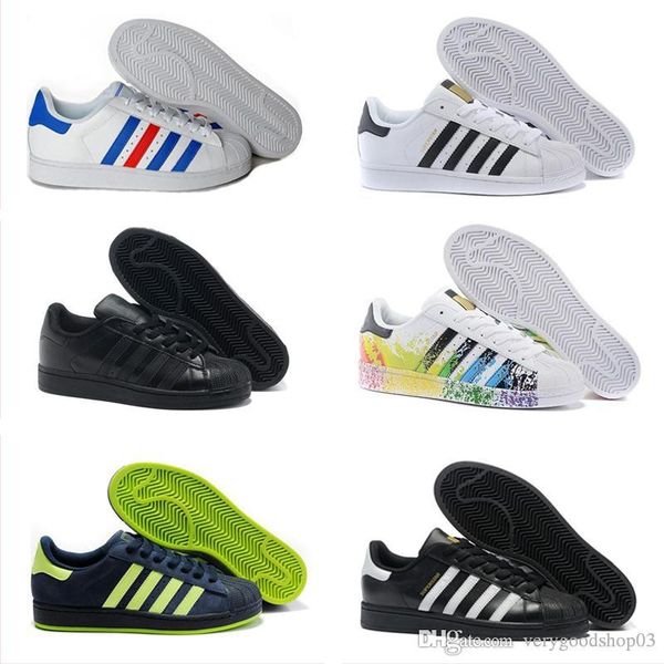 

2019 originals superstar white hologram iridescent junior superstars 80s pride star women men sport casual shoes 36-45