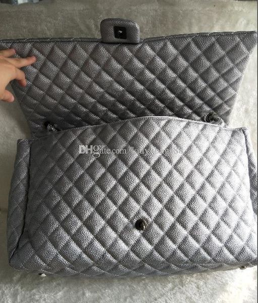 

airport fashion women capacity bags duffel large 46cm bag chain shoulder luxury shopping tote purse bags quilted weekender traveling 20 vaem, Red;black