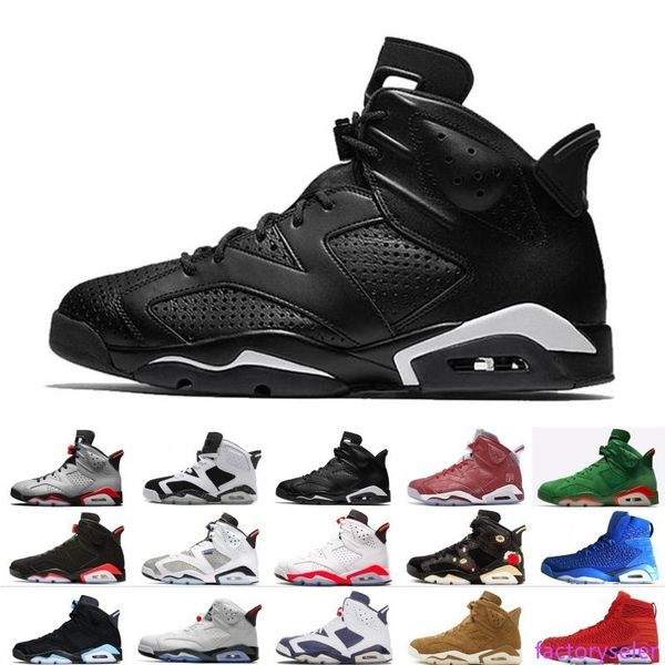 

2019 bred vi 6 6s mens basketball shoes infrared 23 3m reflective tinker hatfield slam dunk cny wheat men sports sneakers designer trainers