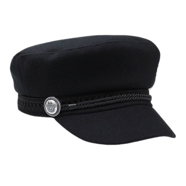 

women menhats octagonal caps wool button travel walking caps sun visor sports running octagonal cap