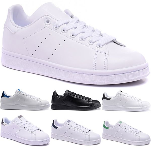 

Designer Smith Men Women Casual shoes Green Black White Blue Red Pink Mens Stan Fashion Classical Leather Shoe Flats Sneakers Size 36-44