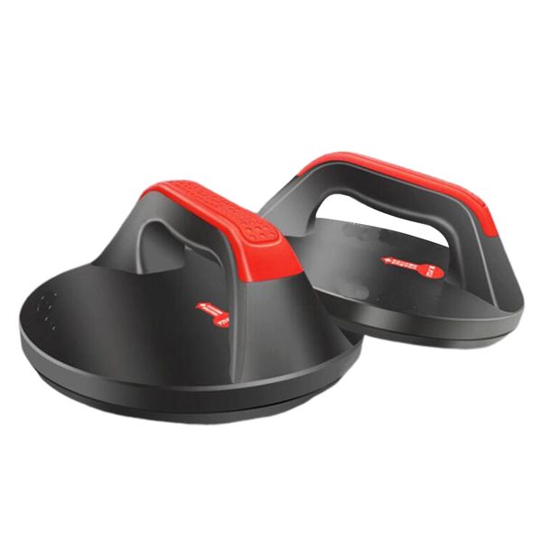 

1 pair muscle training body building push up stand support arms nonslip handle chest ergonomic exercise round base back workout push-ups sta