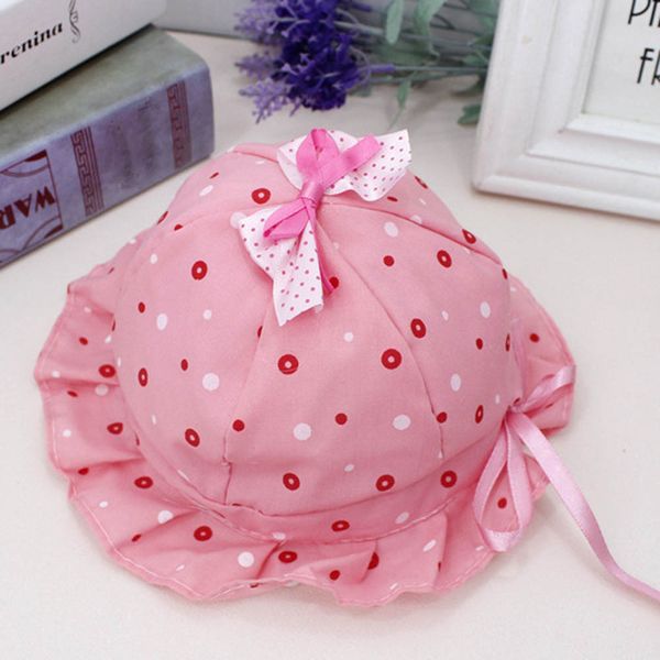 

newborn pgraphy props infant baby hat dot bowknot kids hat boys girls cotton caps czapka dla dziewczynki czapka niemowlak, Yellow