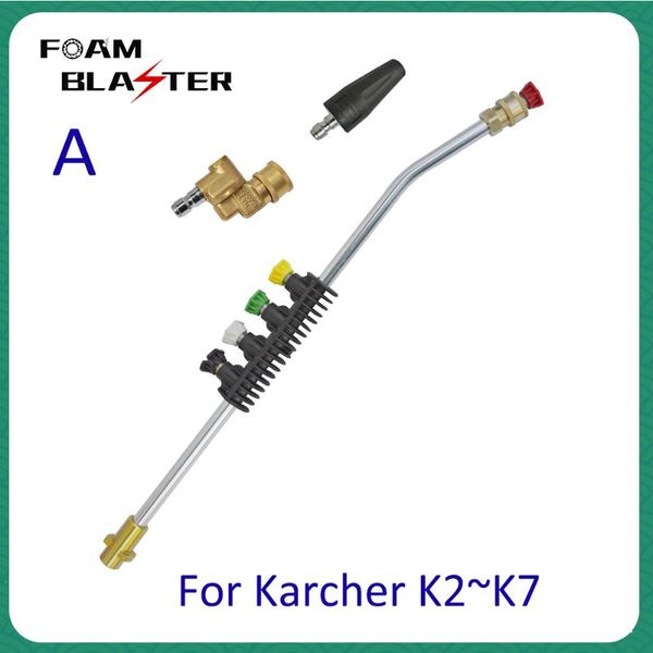 

car washer metal jet lance nozzle water spray lance spear quick jet tips rotating turbo nozzle for karcher k high presure washer