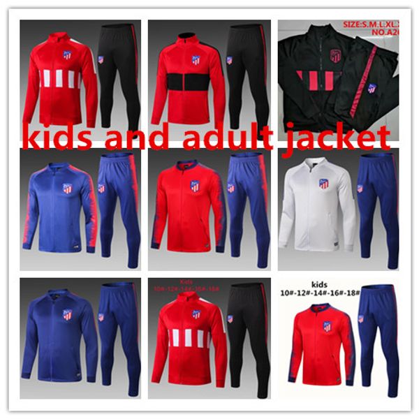 

Atletico full zip jacket et 19 20 madrid port wear joao felix morata correa thailand quality track uit kit, Black