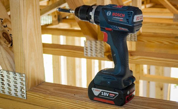 

Bo ch clpk251 181 18v li ion ec bru hle impact driver drill kit 4 0 ah new