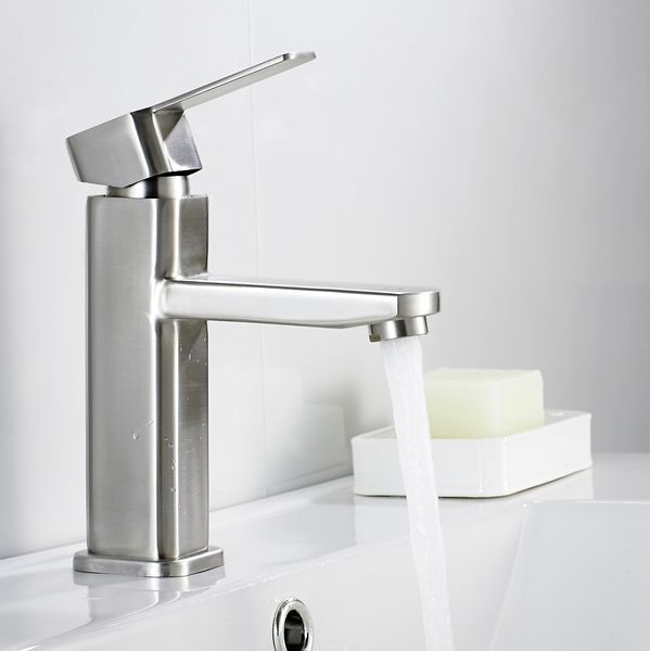 

basin faucets basin faucet tap mixer finish square pillar designer water stainless steel body modern waterfall faucets