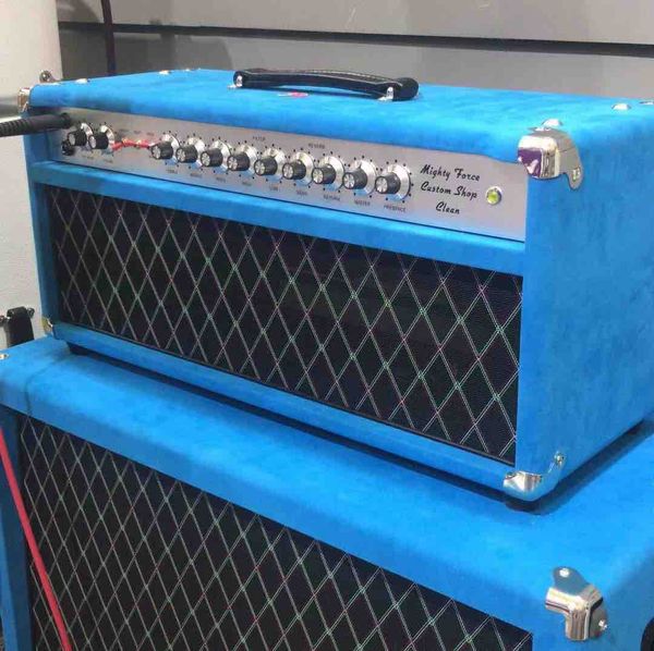 Aggiornamento deluxe Dumble Tone Tone Style SSS Guitar Amp Steel String Singer 100W con 11 manopole Funzioni Preamplificatore di preamplificatore, guadagno, presenza