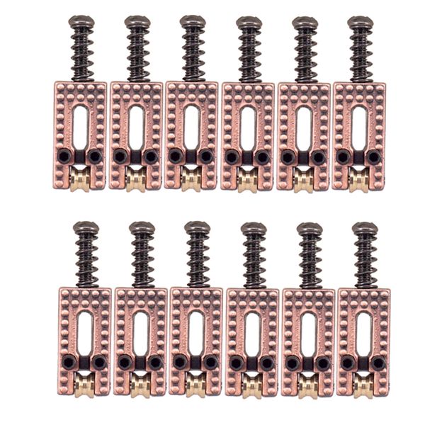 

12pcs roller tremolo bridge saddles for st electric guitar parts