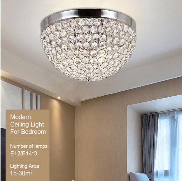 2019 Modern Crystal Ceiling Light Fixture Indoor Lamp Lamparas De