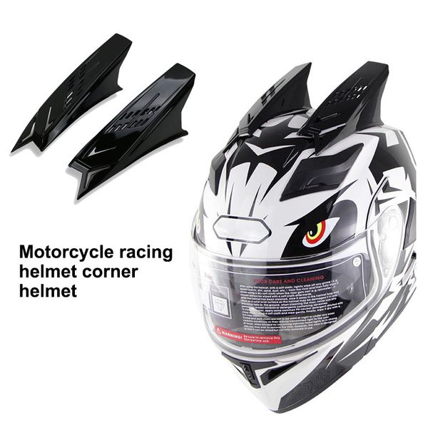 

drop ship 1pair motorbike helmet horns punk helmet horn motor accessories v-best