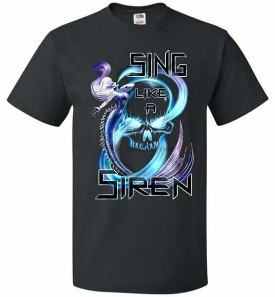 

singing siren plus size fantasy art mermaid t-shirt 2xl-6xl, White;black