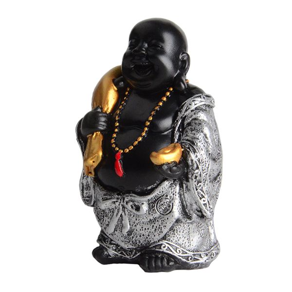 

laughing buddha figurine asian decor buddhist statue resin crafts ornaments