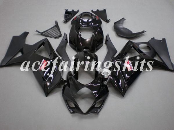 

new abs motorcycle full fairings set fit for suzuki gsx-r1000 k7 2007 2008 07 08 bodywork set black luster