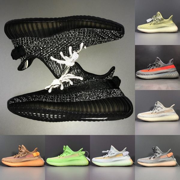 

2019 new color trfrm ynth reflective men women running hoe hyper pace tatic black kanye we t bred port neaker port hoe