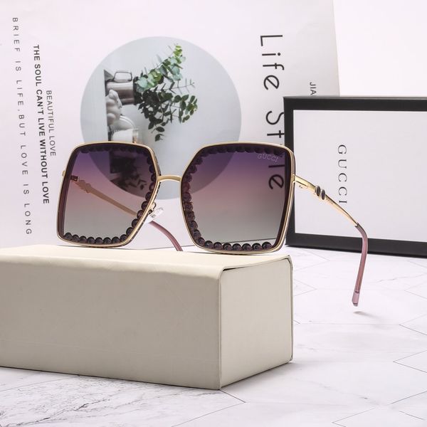 

sunglasses women big frame bee sunglasses fashion super star oversized clear gradient sun glass gafas de sol glass gens with box cases, Black