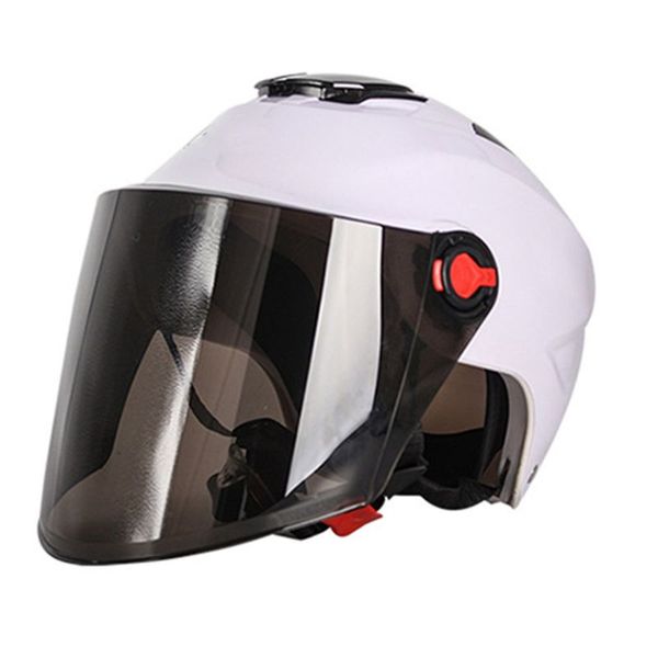 

summer windproof motorcycle helmet anti-uv scooter open face half cap e7ca
