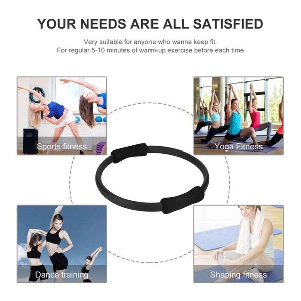 

pilates circle 40cm 4 color yoga ring gym magic arm leg equipment durable body exercise yoga circles