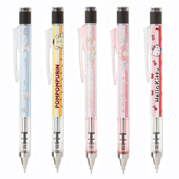 

tombow limited edition cartoon mechanical shake out lead pencil 0.5mm d857 school stationery supplies, Blue;orange