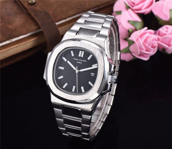 

Luxury patek philippe port watch men automatic monement watche ro e gold ca e brown dial tainle men mechanical wri twatche