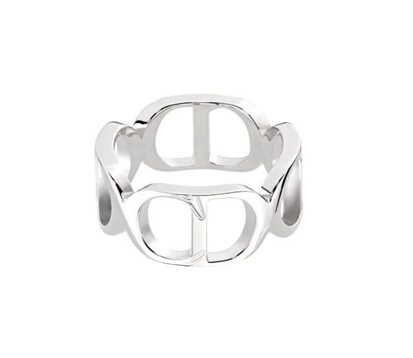 

cd alphabet stitching ring s925 sterling silver fashion rings for men and women jewelry