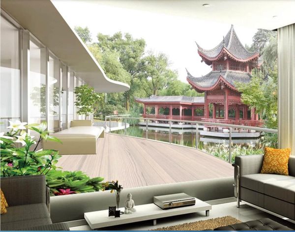 

3d wallpaper custom p mural chinese landscape painting 3d background wall home decor wall art pictures wall art canvas pictures