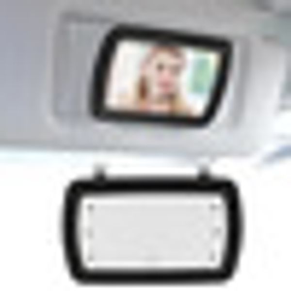 

new led car sun visor hd interior with touch screen switch abs universal mirror