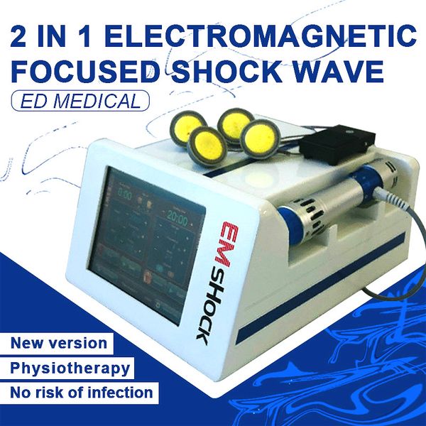 

2020 new style 2 in 1 shock wave machine massage machine physiotherapy erectile dysfunction shock wave ed treatment can relief body pain