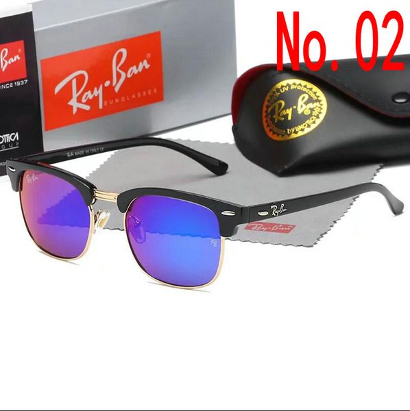 

2019 ray brand half frame ungla e women men club ma ter ban un gla e outdoor bain driving gla e uv400 eyewear
