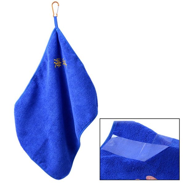 

outdoor sports fishing clothing fishing towel thickening non-stick absorbent wipe microfiber hiking fitness hands towel, Camo;black