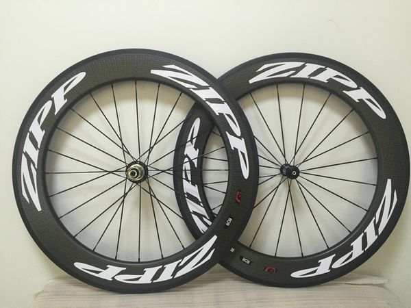 

White logo 80mm dimple clincher zipp 808 firecre t bicycle wheel et carbon fiber matte fini h wheel g3 a02