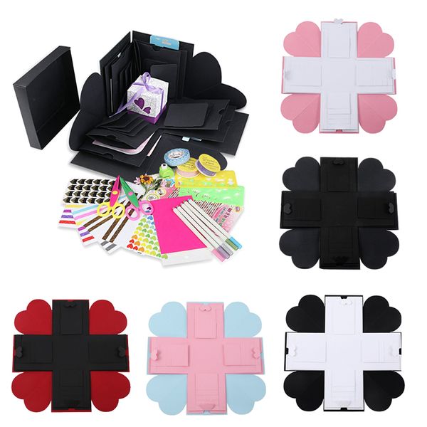 

gift box with diy accessories creative explosion box birthday gift p scrapbook suprise boxes wedding boxes decoration