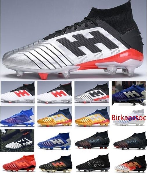 

2019 новые цвета predator 19.1 fg мужская футбольная обувь pp paul pogba легкие футбольные бутсы fg дешевле дизайнерской футбольной обуви fa