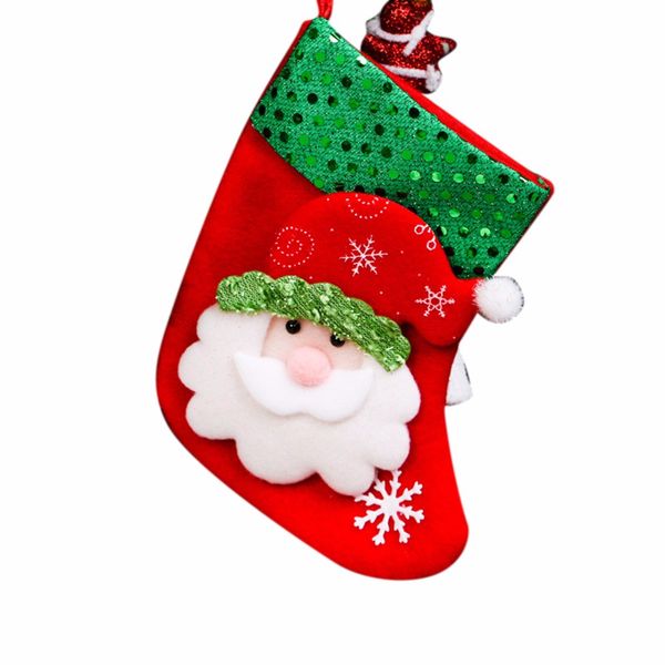 

fashion christmas stockings gift bag christmas tree decoration supplies santa claus snowman elk handbag