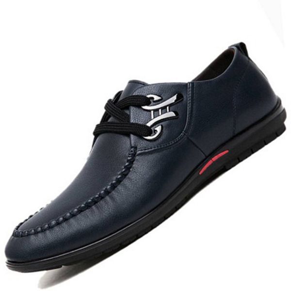 

Men's Fashion Casual Business Leather Shoes male Soft Driving Shoes Plus Size