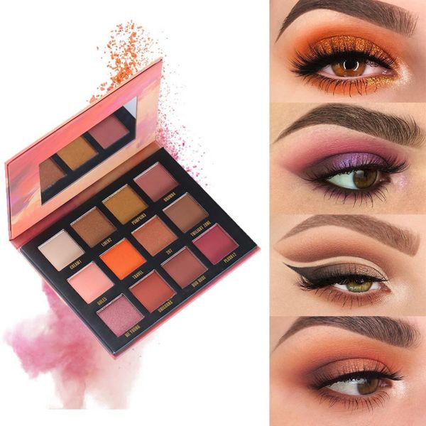 

nine colors eyeshadow palette sweat-proof waterproof shimmer matte eye shadow