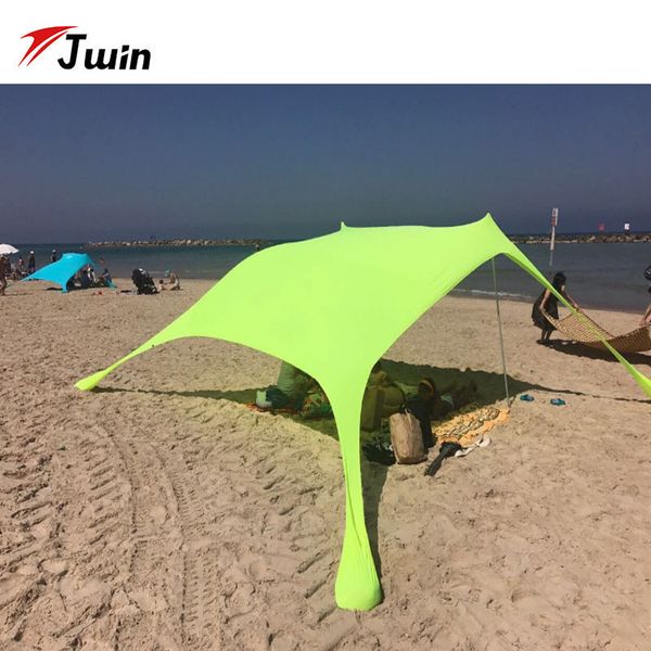 

summer tourist beach umbrella sun shelter beach tent upf50+ outdoor sun awning canopy shade parasol tarp toldos