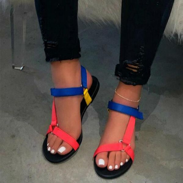 

summer women sandals beach shoes low heels ladies open toe casual shoes sandals foam sole sandalia feminina, Black