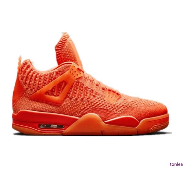 

4 basketball shoes 4s university orange mens mesh trainers new color 2019 designer sneakers with