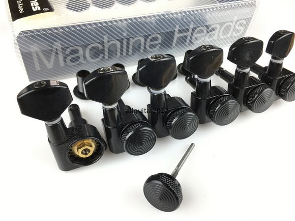 Hohe Qualität Schwarz Gitarre Locking Tuning Pegs Elektrische Gitarre Mechaniken Mechaniken JN-07SP (Mit verpackung)