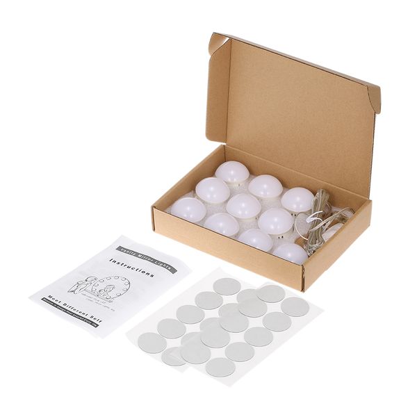 

makeup mirror vanity led light bulbs kit usb charging port cosmetic lighted make up mirrors bulb adjustable brightness lights
