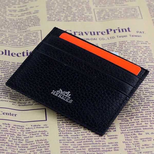 

slim men clutch billfold wallet credit id card holder thin purse bank card package coin pouch bag business women real leather id card case, Brown;gray