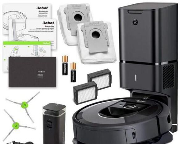 

Original arrival irobot roomba i7 robotic vacuum cleaner with automatic dirt di po al and wi fi connectivity outlet