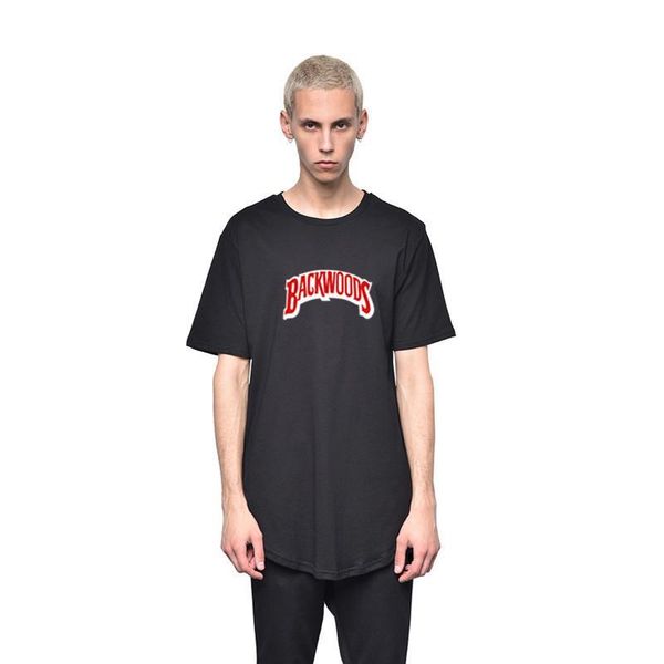 

tshirts fashion crew neck short sleeve mens tees backwoods casual boy summer letter printed, White;black
