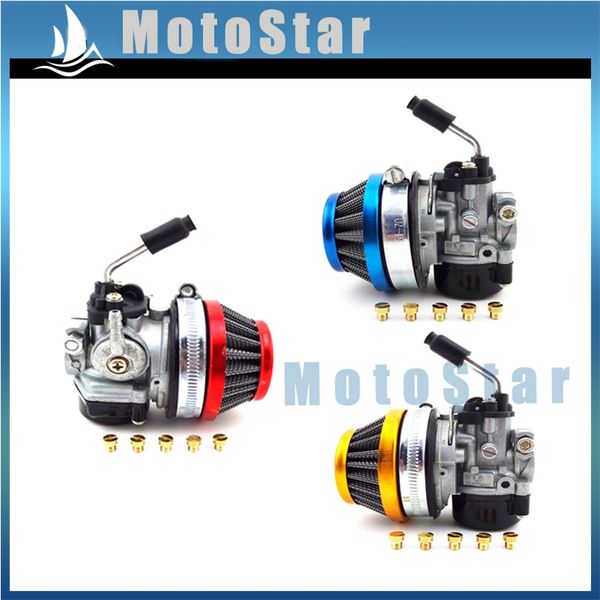 

racing carb carburetor 58mm air filter jets for 49cc 50cc 60cc 66cc 80cc 2 stroke engine gas motorized bicycle push bike